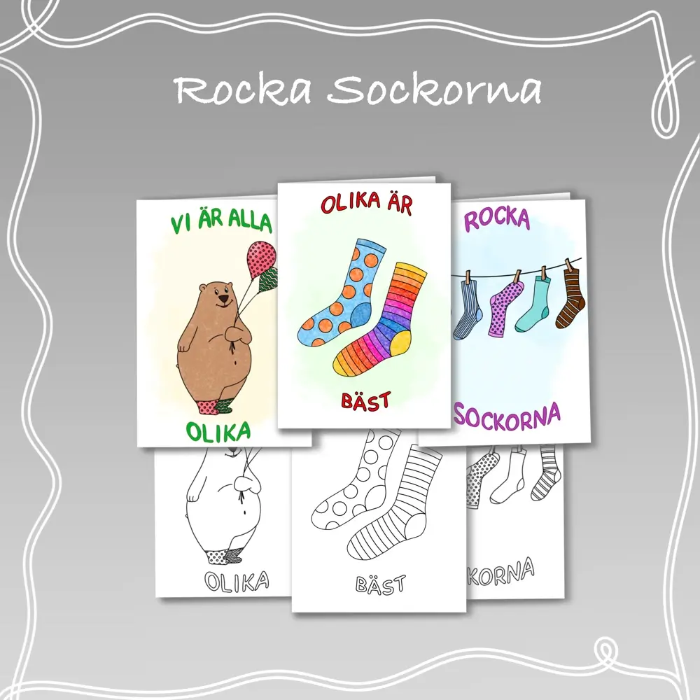 Rocka sockorna kort