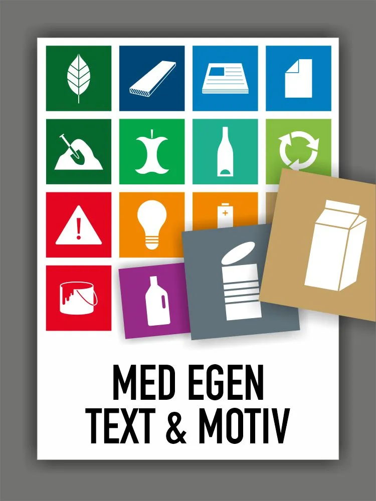 Miljöskylt | MED EGEN TEXT OCH EGET MOTIV - Bild 2