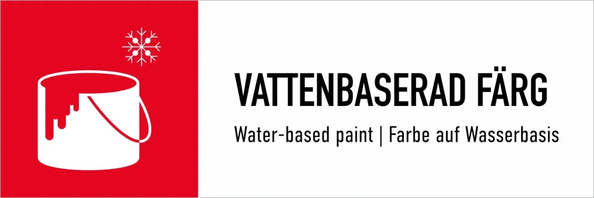 Skylt | VATTENBASERAD FÄRG | Sopsortering