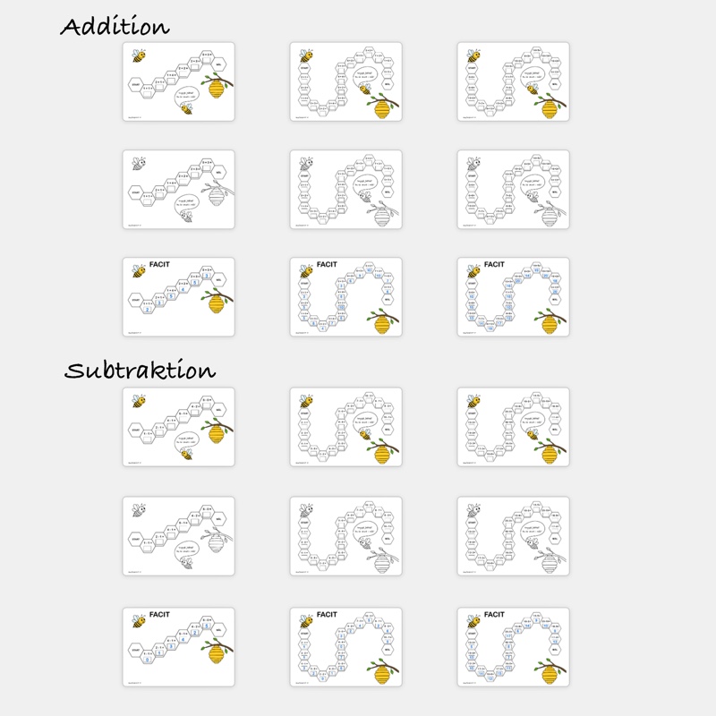Räkna med bin – Addition och subtraktion - Bild 6
