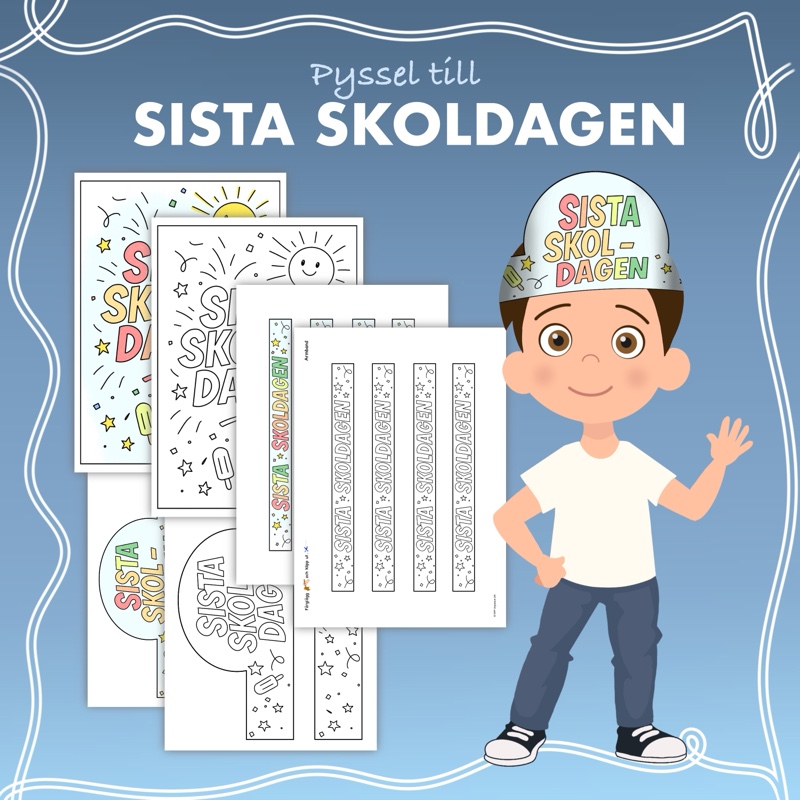 Pyssel till sista skoldagen