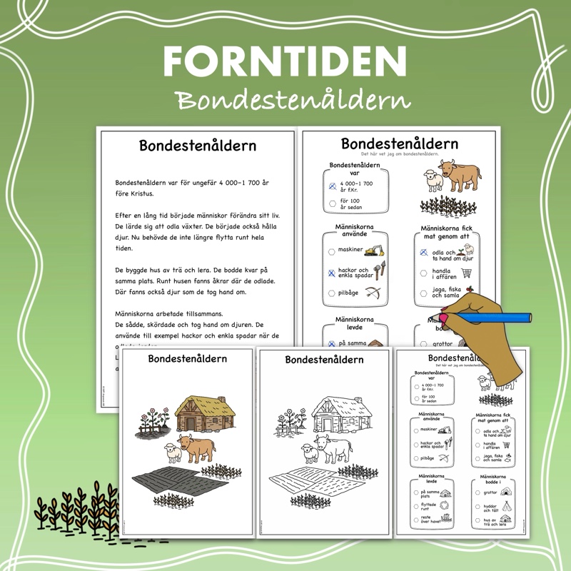 Forntiden – Fakta om bondestenåldern