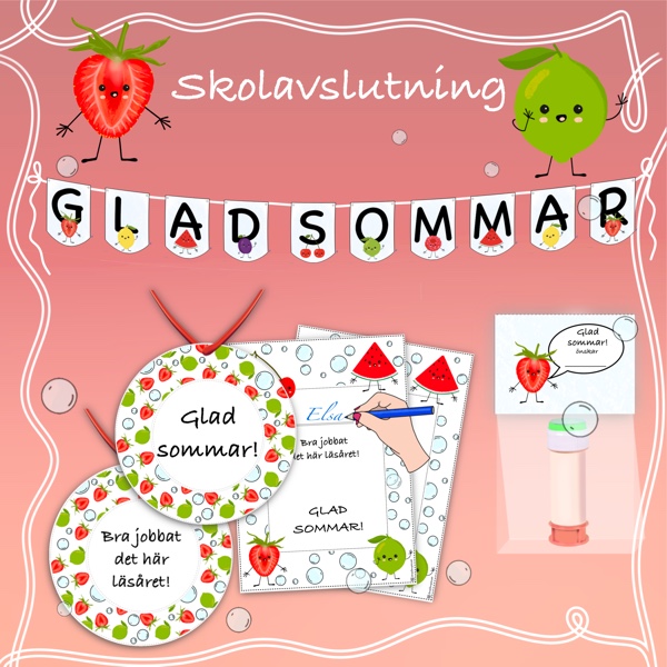 Materialpaket till sommaravslutningen