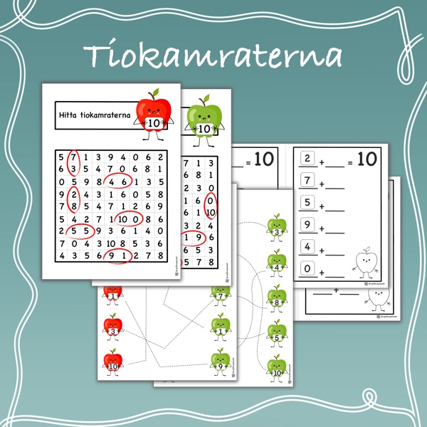 Hitta tiokamraterna – Äpple