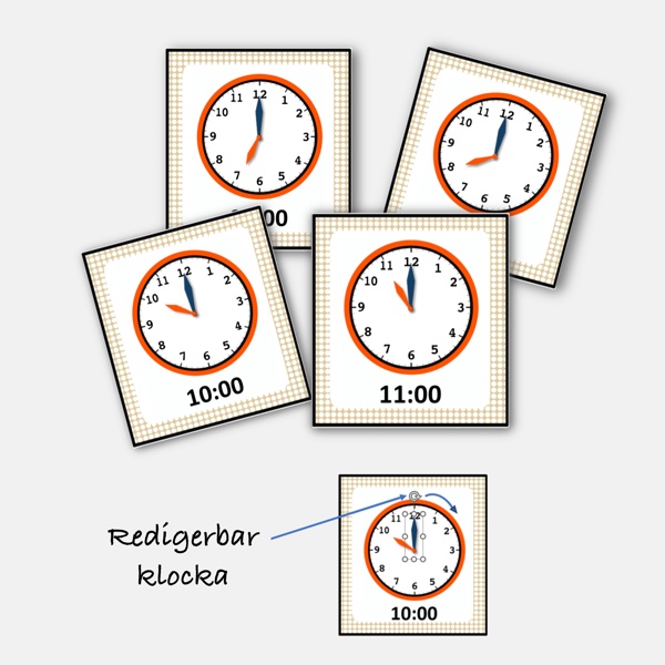Redigerbara ämnesskyltar – Beige - Bild 4