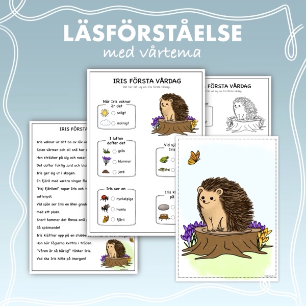 Läsförståelse – Iris första vårdag