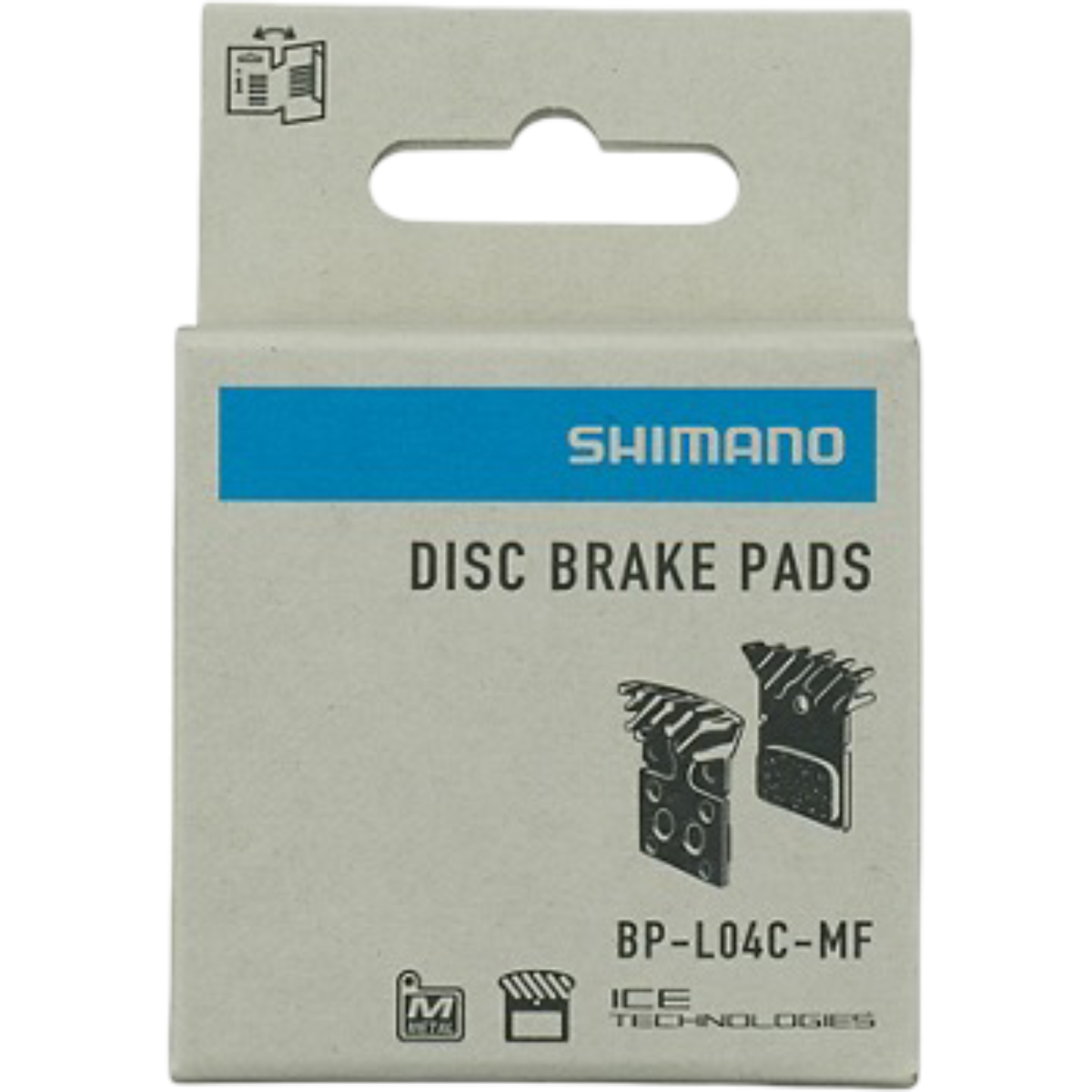 Shimano Skivbromsbelägg L04C-MF, Metall