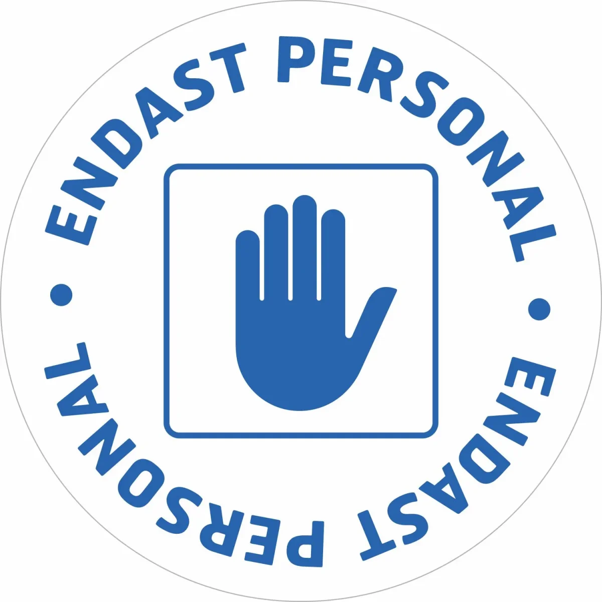 Golvdekal | ENDAST PERSONAL | Rund