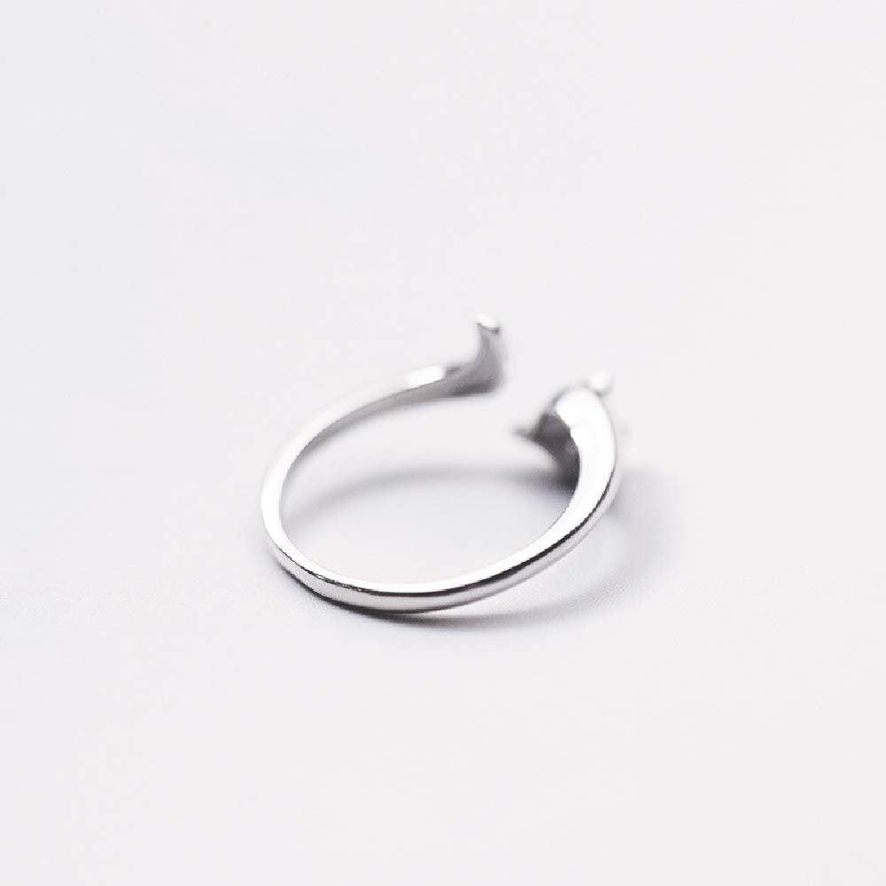 Ring med söt räv i äkta silver