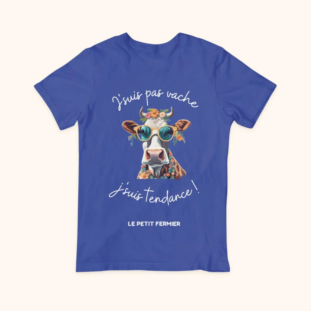 T-shirt Jag är inte en ko, jag är trendig
