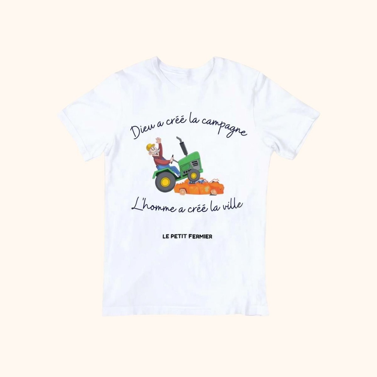 T-shirt Gud skapade landsbygden, människan skapade staden