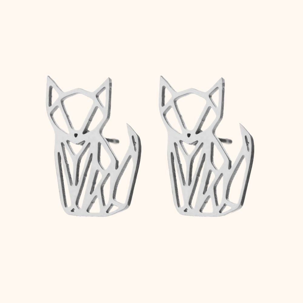 Origami-kattörhängen