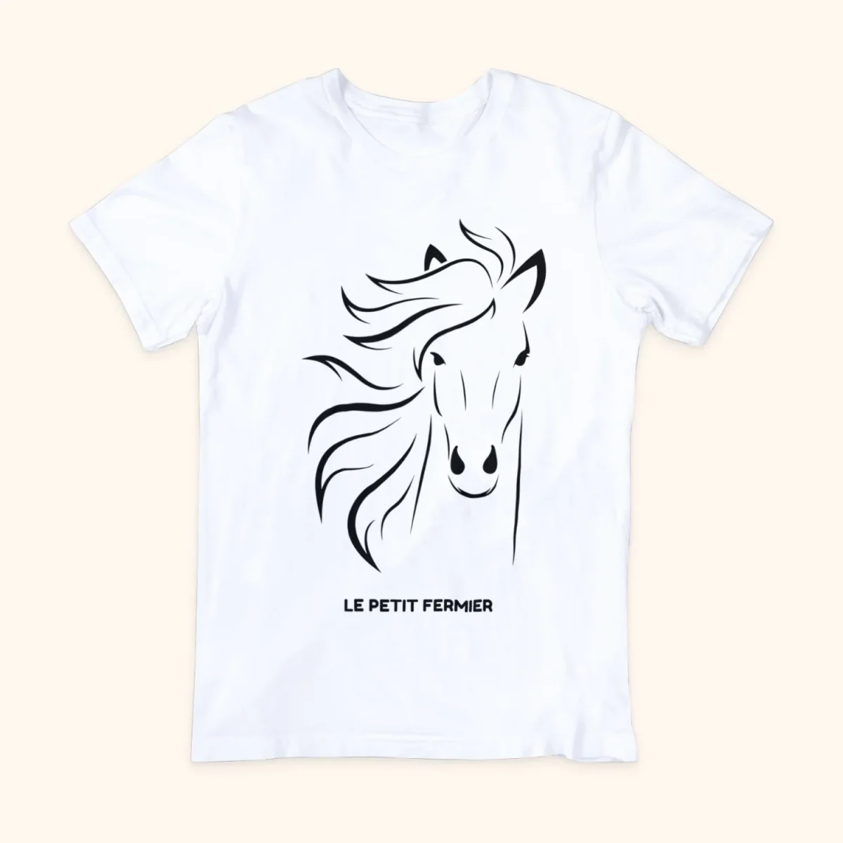 T-shirt med hästmotiv - Bild 2