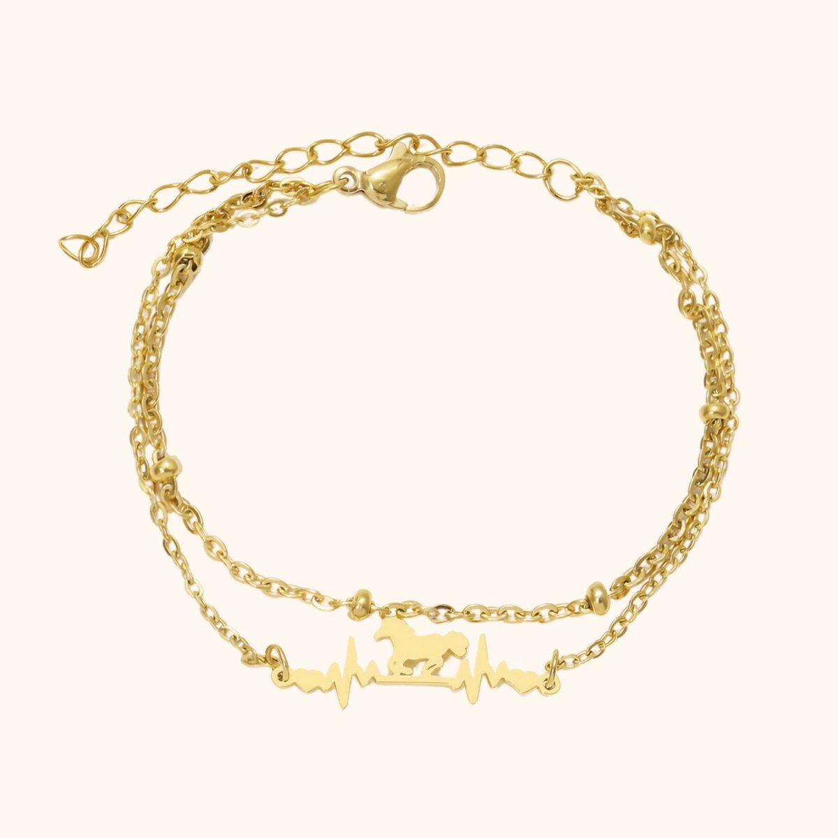 Armband med hästmotiv