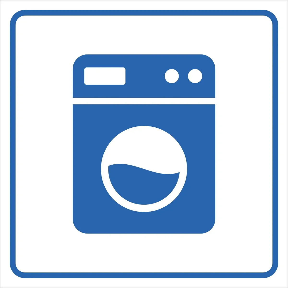 Skylt | TVÄTTSTUGA | Piktogram - Bild 2